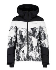 1909971CLB-102 S Куртка жіноча гірськолижна Abbott Peak™ Insulated Jacket білий принт р. S