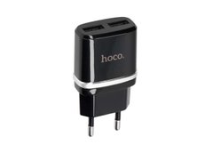 Зар.пр. 220V Hoco C12 2.4A USB Black