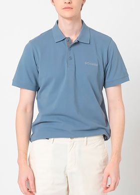 1713841-449 L Рубашка-поло мужская Cascade Range™ Solid Polo синий р.L