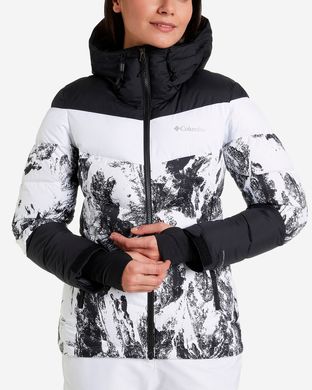 1909971CLB-102 S Куртка женская горнолыжная Abbott Peak™ Insulated Jacket белый принт р. S