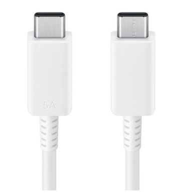 Кабель Type-C to Type-C Samsung EP-DX510JWRGRU 5А - 1.8m White