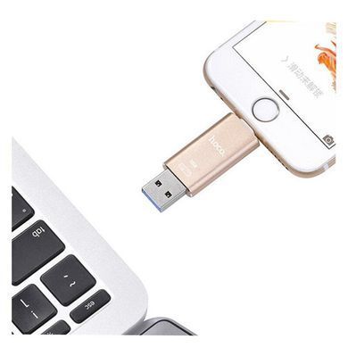 Flash Drive 32Gb Hoco UD2 Lightning Gold
