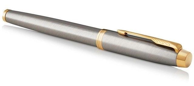 Набір PARKER IM Brushed Metal позол. перо+кул. в подар.упак. (22 292b24)