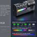 Ліхтар YEMAO YM-A300-SFT12R+3x3535+RGB, Li-Ion акум,Type-C, zoom