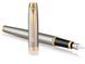 Набір PARKER IM Brushed Metal позол. перо+кул. в подар.упак. (22 292b24)