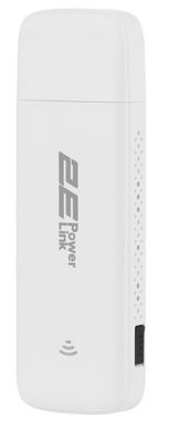 4G роутер 2Е PowerLink (MiFi-1 2024) LTE, Wi-Fi4, 1xUSB, 1xCRC9 White