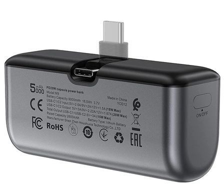 ACEFAST M9-5000 PD20W Black