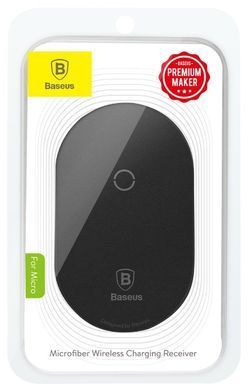 Ресивер micro USB Baseus Wireless Charging (WXTE-C01) Black