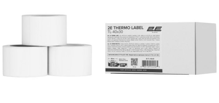 Термоэтикетка 2E TL-40x30 2E-TL-40X30 (3 рулона)