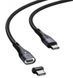 Кабель Type-C to Type-C Baseus Zinc Magnetic 100W 1.5m CATXC-Q01 Black