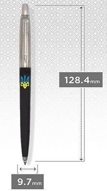 Ручка PARKER Jotter Originals Ukraine Black кул. Тризуб син-жовт. (15632_T0016u)