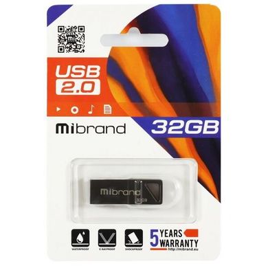 Flash Drive 32Gb Mibrand Stingray Grey