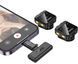Мікрофон Hoco L17 Dual-mic Magnetic Wireless Digital (iP/Type-C) Black