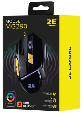 Мишка 2E Gaming MG290 LED USB Black 2E-MG290UB