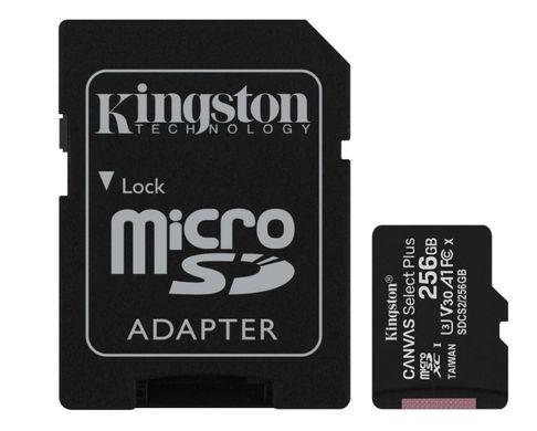 micro SD 256Gb Hi Speed Kingston