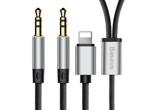 Адаптер Lightning Baseus L33 Apple+ 3.5mm to 3.5mm