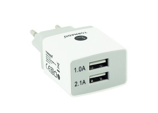 Зар.пр. 220V Tornado TD-12 2,1A + iPhone 5/6 Black