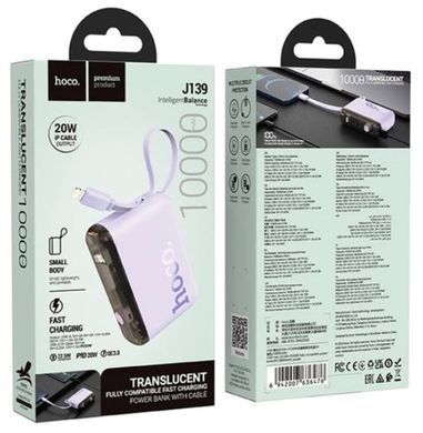 HOCO J139 Hero 22.5W+PD20W 10000mAh Purple