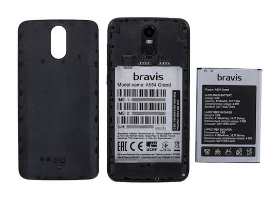 Bravis A554 Grand Dual Sim Black