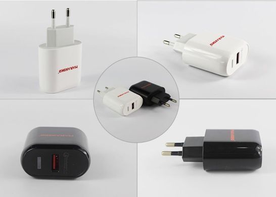 Зар.пр. 220V Marakoko MA15 1USB QC3.0 18W Black