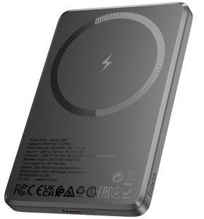 HOCO Q26 Joy PD20W magnetic 5000mAh metal gray