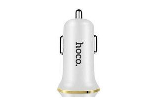 Зар.уст. авто Hoco Z1 2.1A microUSB White