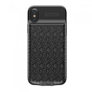 Baseus Plaid Backpack Power Bank Case 3500mAh for iPhone X Black ACAPIPHX-BJ01
