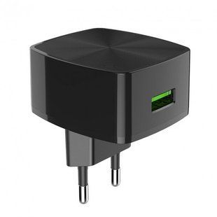 Зар.пр. 220V Hoco C70A Cutting-edge QC3.0 Black