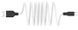 Кабель Type-C Tornado TX12 Silicone 3A 1m Black White