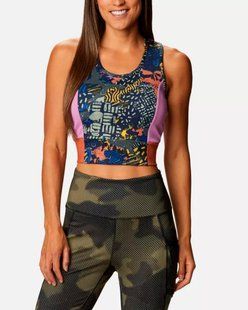 1931861-472 XS Майка жіноча Windgates&trade; II Cropped Tank темно-синій принт р.XS