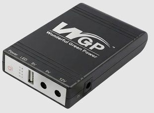 ДБЖ для роутеров UPS DC WGP 10400mAh 38Wh Black