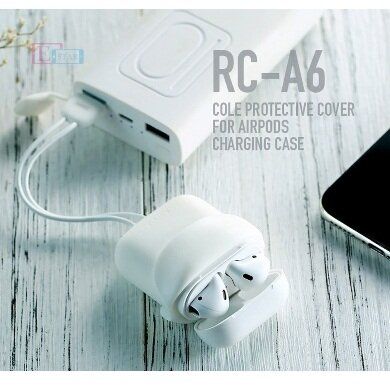 Кейс зарядка Remax for AirPods Cole Protective 2.1A/0.09m White