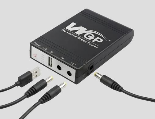 ДБЖ для роутеров UPS DC WGP 10400mAh 38Wh Black