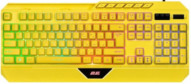 Клавіатура 2E Gaming KG315 RGB USB Yellow 2E-KG315UYW