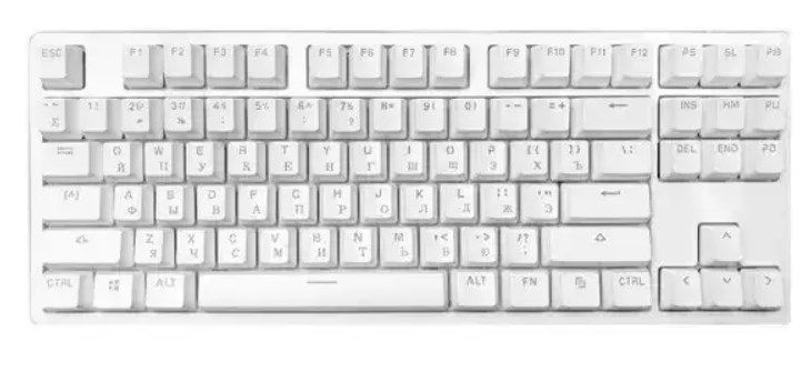 Клавіатура Xiaomi YueMi MK02S Mechanical Keyboard Pro (JHT4005RT) White Silver