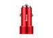 Зар.пр. авто Baseus Small Screw 3.4A Dual-USB Red (CAXLD-C09)