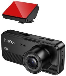Автомобільний відеореєстратор Hoco DV15 (+задня камера) (6942007656108)