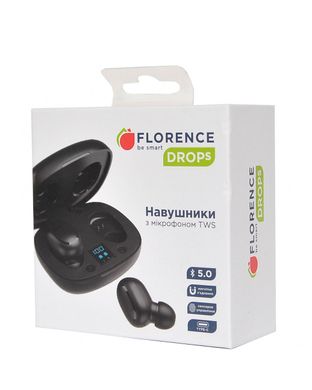 Florence Drops FL-0256-K (Bluetooth 5.0, TWS) Black