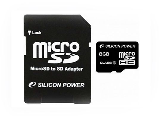 micro SD 8Gb Silicon