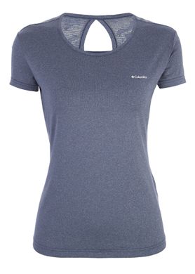 1710441-591 M Футболка жіноча Peak to Point™ Novelty SS Shirt темно-синій р.M