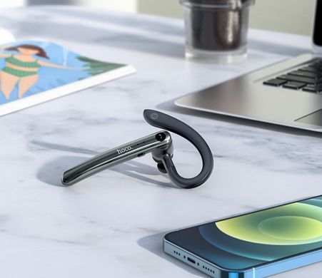 Bluetooth-гарнитура Hoco S19 Heartful ENC NC Metal Gray (6931474752918)