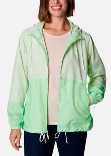 1585911-104 XS Ветровка женская Flash Forward&trade; Windbreaker бело/зеленый р.XS