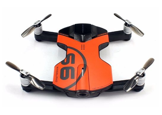 Квадрокоптер Wingsland S6 GPS 4K Pocket Drone-2 Batteries Black