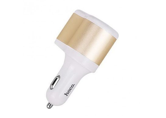 Зар.уст. авто Hoco UC206 Rapid Lighter White