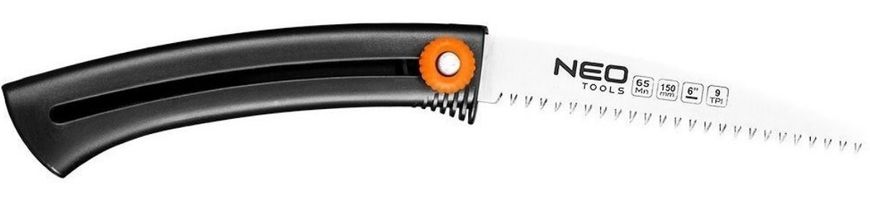 Пила Neo Tools 150mm высувное полотно, 3D зубы, крепление для пояса (42-100)