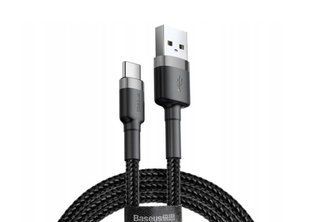 Кабель Type-C Baseus cafule 2A 2M Gray Black (CATKLF-CG1)