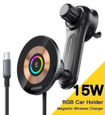 Essager 15W EZJCX-GY01A-Z Magnetic Wirless Charger Black