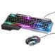 Мышка + клавиатура Hoco GM12 Light and Shadow RGB Gaming Black