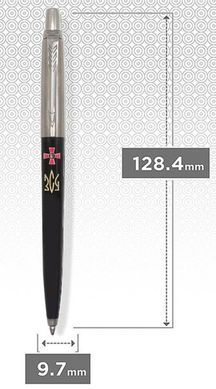 Ручка PARKER Jotter Originals Army Black кул. Емблема ЗСУ + Тризуб ЗСУ (15632_W1015u)