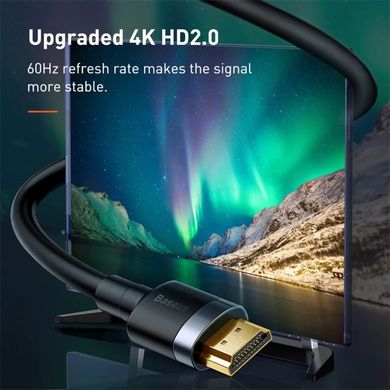 Кабель HDMI Baseus Cafule 4K 2m CADKLF-F01 Black
